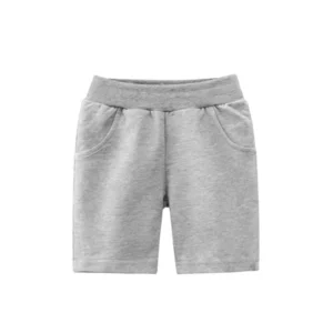 Detské krátke nohavice – Sivé