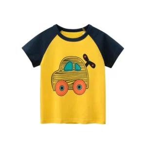 Detské tričko – Žlté autíčko