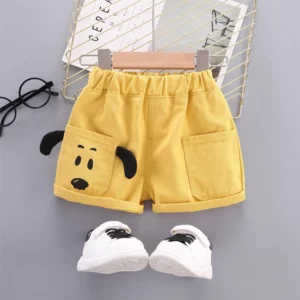 Detské šortky – Žltý pes