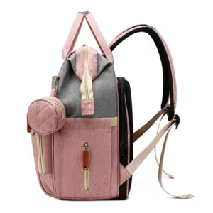 Prémiový batoh s cestovnou postieľkou – Pink