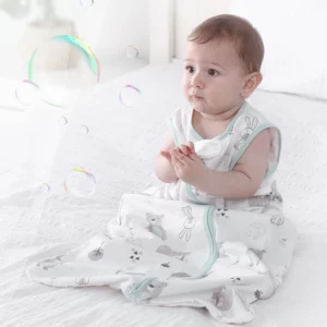 Prémiová 100% bavlnená vesta bez rukávov pre bábätká